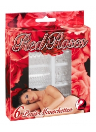 Набор из 6 насадок с шипиками Red Roses - Orion - в Абакане купить с доставкой