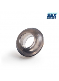 Дымчатое круглое эрекционное кольцо-пончик - Sex Expert - в Абакане купить с доставкой