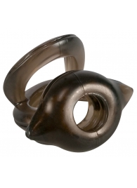 Черное эрекционное кольцо для пениса и мошонки - Orion - в Абакане купить с доставкой