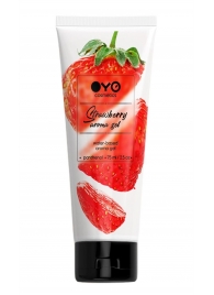 Лубрикант на водной основе OYO Aroma Gel Strawberry с ароматом клубники - 75 мл. - OYO - купить с доставкой в Абакане