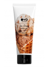Лубрикант на водной основе OYO Aroma Gel Ice Cream с ароматом пломбира - 75 мл. - OYO - купить с доставкой в Абакане