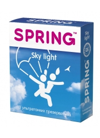Ультратонкие презервативы SPRING SKY LIGHT - 3 шт. - SPRING - купить с доставкой в Абакане