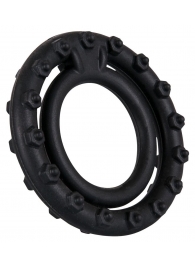 Чёрное кольцо для пениса Steely Cockring - Orion - в Абакане купить с доставкой