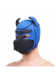Синяя неопреновая БДСМ-маска Puppy Play - Сима-Ленд - купить с доставкой в Абакане
