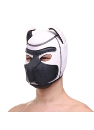 Белая неопреновая БДСМ-маска Puppy Play - Сима-Ленд - купить с доставкой в Абакане