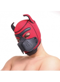 Красная неопреновая БДСМ-маска Puppy Play - Сима-Ленд - купить с доставкой в Абакане