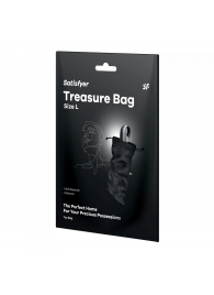 Черный мешочек для хранения игрушек Treasure Bag L - Satisfyer - купить с доставкой в Абакане