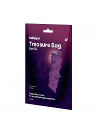 Фиолетовый мешочек для хранения игрушек Treasure Bag XL - Satisfyer - купить с доставкой в Абакане