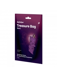 Фиолетовый мешочек для хранения игрушек Treasure Bag L - Satisfyer - купить с доставкой в Абакане