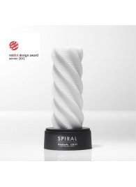 Белый 3D мастурбатор SPIRAL - Tenga - в Абакане купить с доставкой