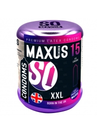 Презервативы Maxus XXL увеличенного размера - 15 шт. - Maxus - купить с доставкой в Абакане