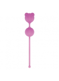 Розовые вагинальные шарики PUSSYNUT DOUBLE SILICONE - Toyz4lovers
