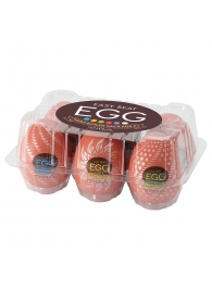 Набор из 6 мастурбаторов-яиц Tenga Egg Variety Pack V - Tenga - в Абакане купить с доставкой