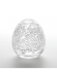 Мастурбатор-яйцо Keith Haring EGG PARTY - Tenga - в Абакане купить с доставкой