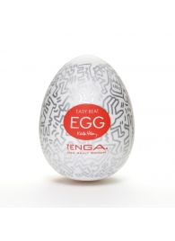 Мастурбатор-яйцо Keith Haring EGG PARTY - Tenga - в Абакане купить с доставкой