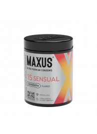 Анатомические презервативы MAXUS Sensual - 15 шт. - Maxus - купить с доставкой в Абакане