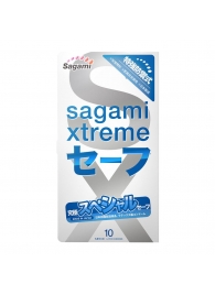 Презервативы Sagami Xtreme Ultrasafe с двойным количеством смазки - 10 шт. - Sagami - купить с доставкой в Абакане