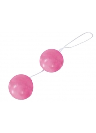 Розовые глянцевые вагинальные шарики - Baile