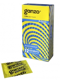 Классические презервативы с обильной смазкой Ganzo Classic - 12 шт. - Ganzo - купить с доставкой в Абакане