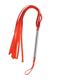 Красная плеть с металлической ручкой - Sitabella - купить с доставкой в Абакане
