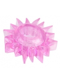Розовое эрекционное кольцо - Toyfa Basic - в Абакане купить с доставкой