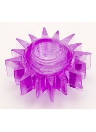 Фиолетовое эрекционное кольцо - Toyfa Basic - в Абакане купить с доставкой