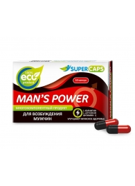 Возбуждающее средство Man’s power - 10 капсул (+1 в подарок) - SuperCaps - купить с доставкой в Абакане
