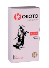 Тонкие презервативы OKOTO Ultra Thin - 12 шт. - Sitabella - купить с доставкой в Абакане