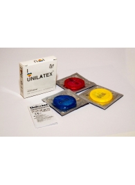 Разноцветные ароматизированные презервативы Unilatex Multifruits - 3 шт. - Unilatex - купить с доставкой в Абакане