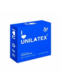 Классические презервативы Unilatex Natural Plain - 3 шт. - Unilatex - купить с доставкой в Абакане