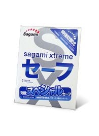 Презерватив Sagami Xtreme Ultrasafe с двойным количеством смазки - 1 шт. - Sagami - купить с доставкой в Абакане