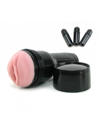 Мастурбатор-вагина Fleshlight - Vibro Pink Lady Touch с вибрацией - Fleshlight - в Абакане купить с доставкой