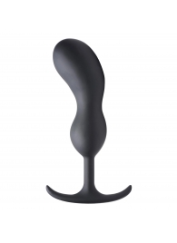 Черный массажер простаты с утяжелителями Premium Silicone Weighted Prostate Plug XL - 20,8 см. - XR Brands - в Абакане купить с доставкой