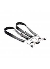 Ремни с зажимами для половых губ Spread Labia Spreader Straps with Clamps - XR Brands - купить с доставкой в Абакане