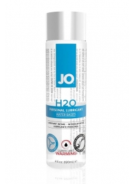 Возбуждающий лубрикант на водной основе JO Personal Lubricant H2O Warming - 120 мл. - System JO - купить с доставкой в Абакане