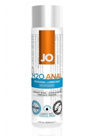 Анальный охлаждающий и обезболивающий лубрикант на водной основе JO Anal H2O COOLING - 120 мл. - System JO - купить с доставкой в Абакане