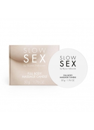 Массажная свеча для всего тела Slow Sex - 50 гр. - Bijoux Indiscrets - купить с доставкой в Абакане