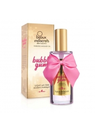 Разогревающее массажное масло Light My Fire Bubble Gum с ароматом бабл-гам - 100 мл. - Bijoux Indiscrets - купить с доставкой в Абакане