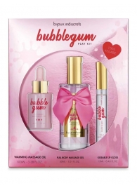 Набор средств для массажа и ласк Bubblegum Play Kit - Bijoux Indiscrets - купить с доставкой в Абакане