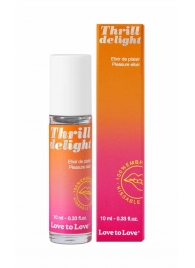Возбуждающий гель Thrill Delight - 10 мл. - Love to Love - купить с доставкой в Абакане