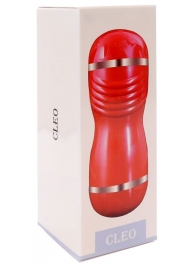 Двусторонний мастурбатор в колбе Cleo - вагина и ротик - Boys of Toys - в Абакане купить с доставкой