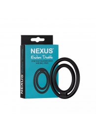 Черное двойное эрекционное кольцо Nexus Enduro Double - Nexus Range - в Абакане купить с доставкой