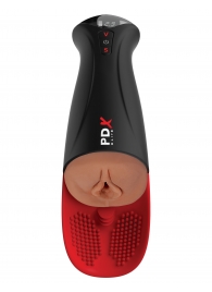 Мастурбатор-вагина в колбе с вибрацией Fuck-O-Matic Pro XL - Pipedream - в Абакане купить с доставкой