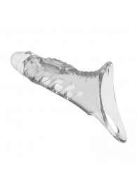 Прозрачная насадка на пенис - 22 см. - Baile - в Абакане купить с доставкой