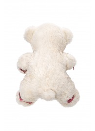 Бондажный набор: белый мишка с розовыми оковами и наручниками - Pecado - купить с доставкой в Абакане