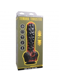 Черно-красная мини-машина на присоске Tendril Thruster - 21,6 см. - Doc Johnson - купить с доставкой в Абакане