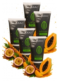Набор из 5 съедобных лубрикантов JUJU со вкусом тропических фруктов - JuJu - купить с доставкой в Абакане
