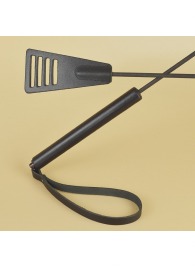 Черный кожаный стек «Сириус» - 60 см. - Sitabella - купить с доставкой в Абакане