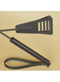 Черный кожаный стек «Сириус» - 60 см. - Sitabella - купить с доставкой в Абакане