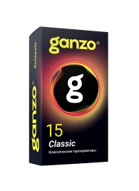 Классические презервативы с обильной смазкой Ganzo Classic - 15 шт. - Ganzo - купить с доставкой в Абакане